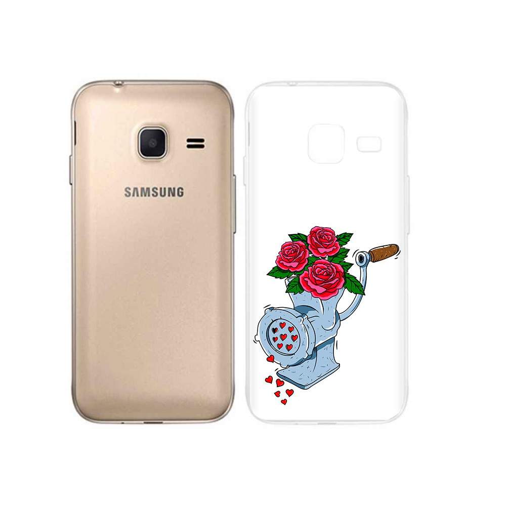 Чехол MyPads Tocco для Samsung Galaxy J1 mini Цветочные сердца  (PT24300.564.199), купить в Москве, цены в интернет-магазинах на Мегамаркет