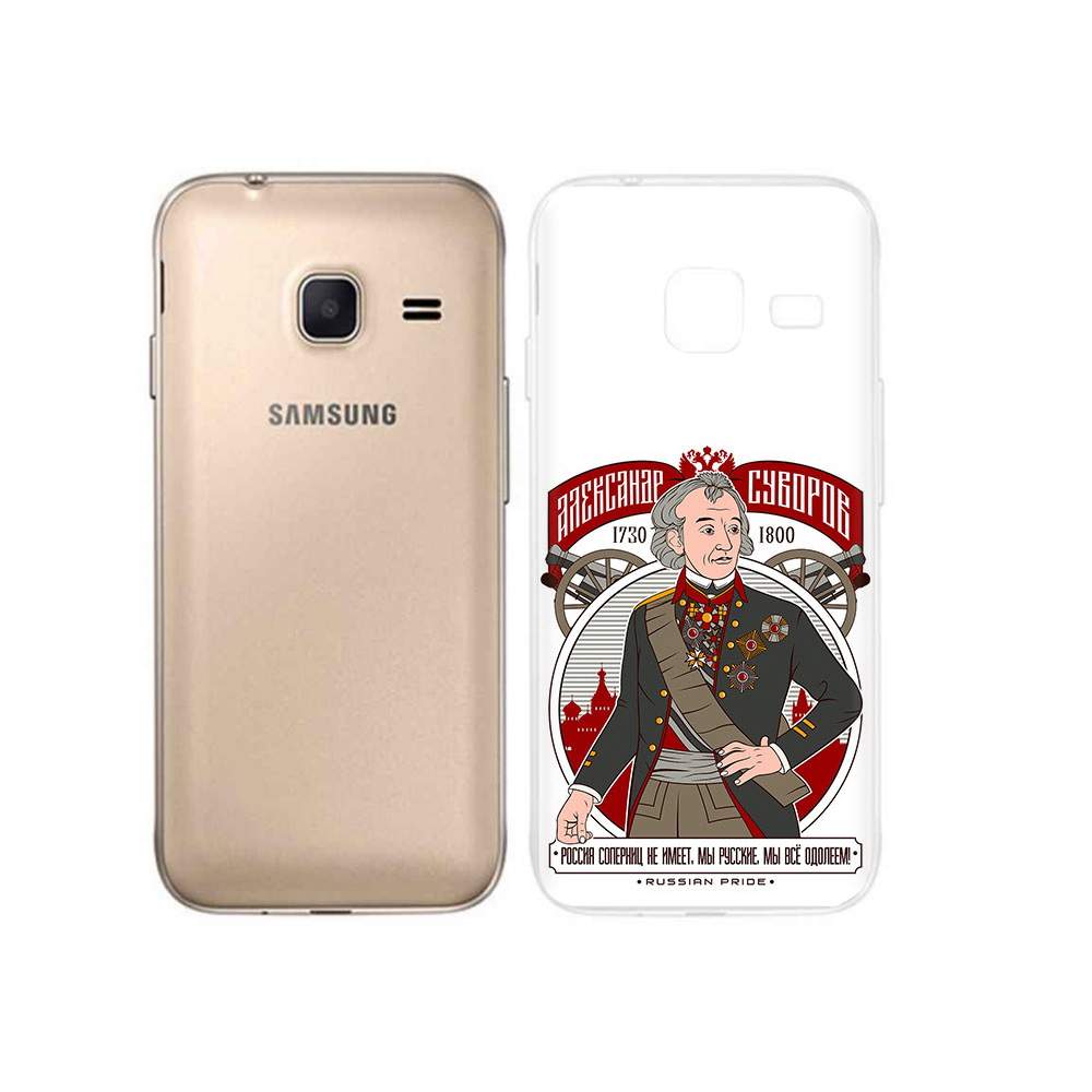 Чехол MyPads Tocco для Samsung Galaxy J1 mini Суворов (PT24300.564.164),  купить в Москве, цены в интернет-магазинах на Мегамаркет