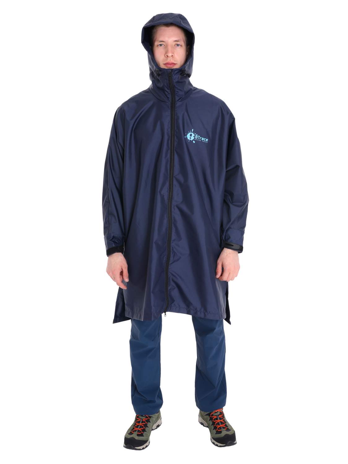 Дождевик мужской BTrace Rain Zipper (Р. 52-56) синий 52 – купить в ...