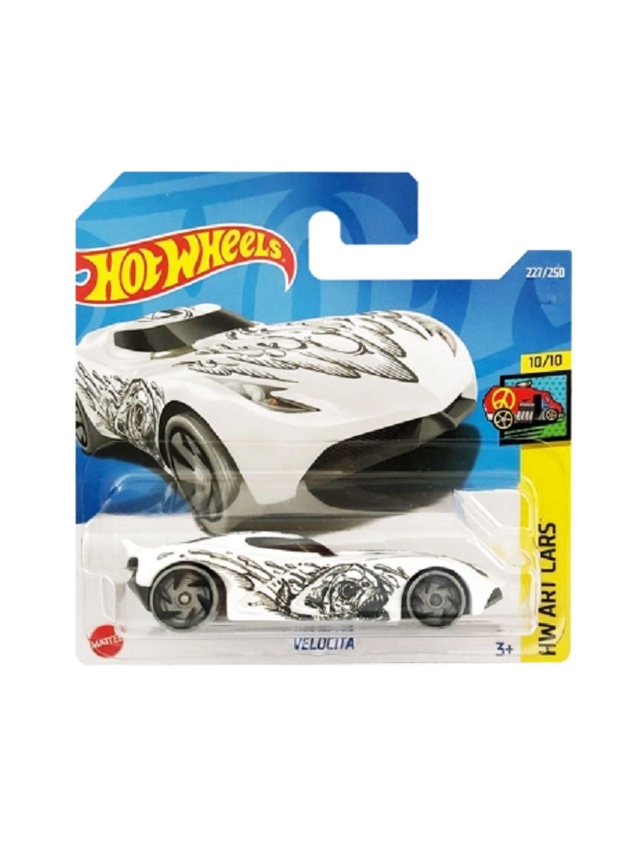 Машинка Hot Wheels коллекционная (оригинал) VELOCITA белый - отзывы  покупателей на Мегамаркет