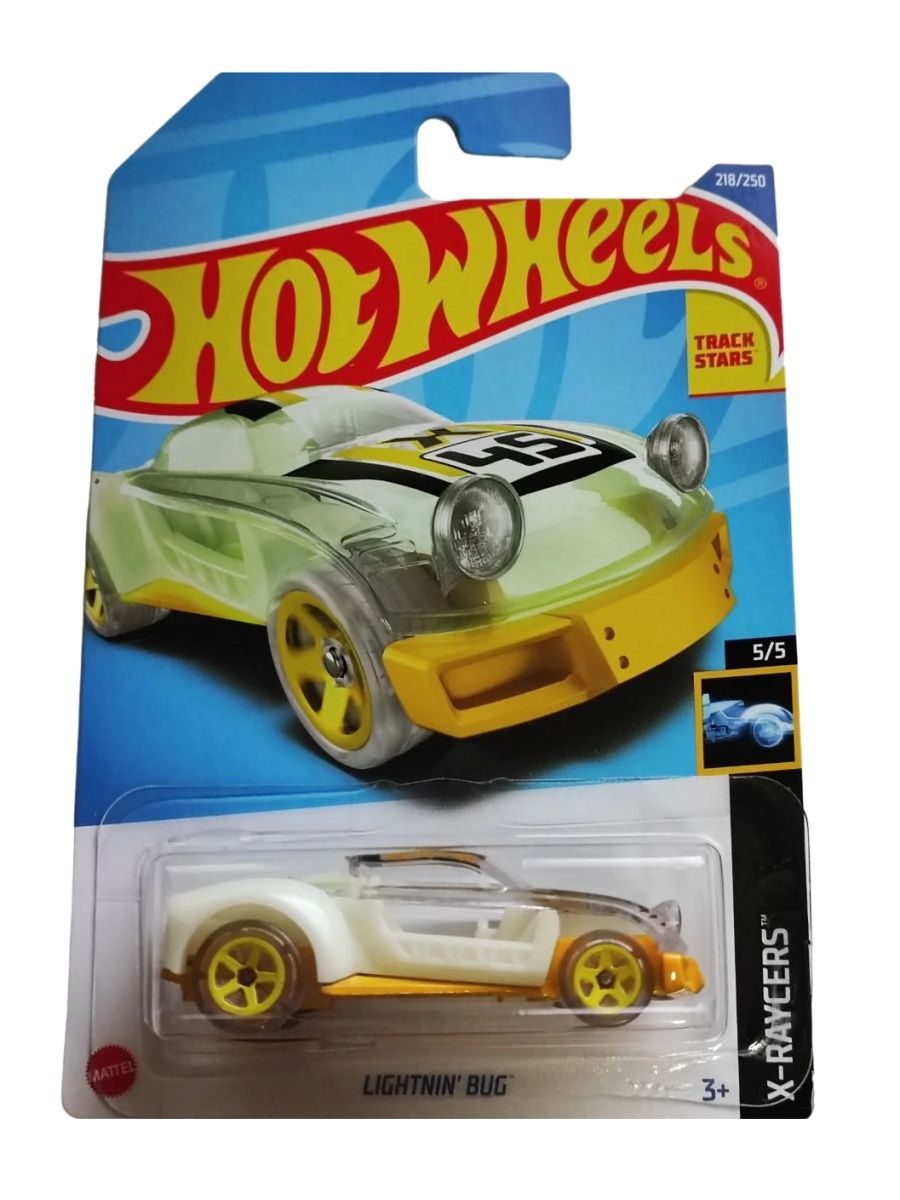 Купить машинка Hot Wheels коллекционная (оригинал) LIGHTNIN BUG желтый,  цены на Мегамаркет