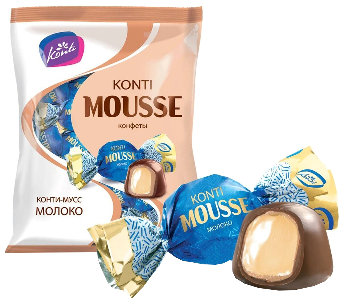 Конфеты мусс. Конти мусс конфеты. Konti mousse конфеты. Конфеты konti 250. Конфеты конти мусс молоко 240г.