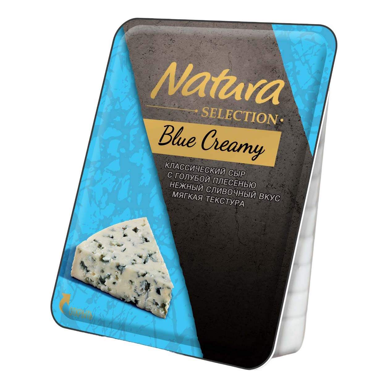 Характеристики - <b>сыр</b> мягкий Natura Selection <b>Blue</b> Creamy Сливочный 60% 100 ...