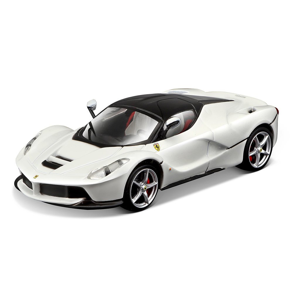 Купить коллекционная машинка Bburago Феррари 1:43 Ferrari LaFerrari,белая,  цены на Мегамаркет