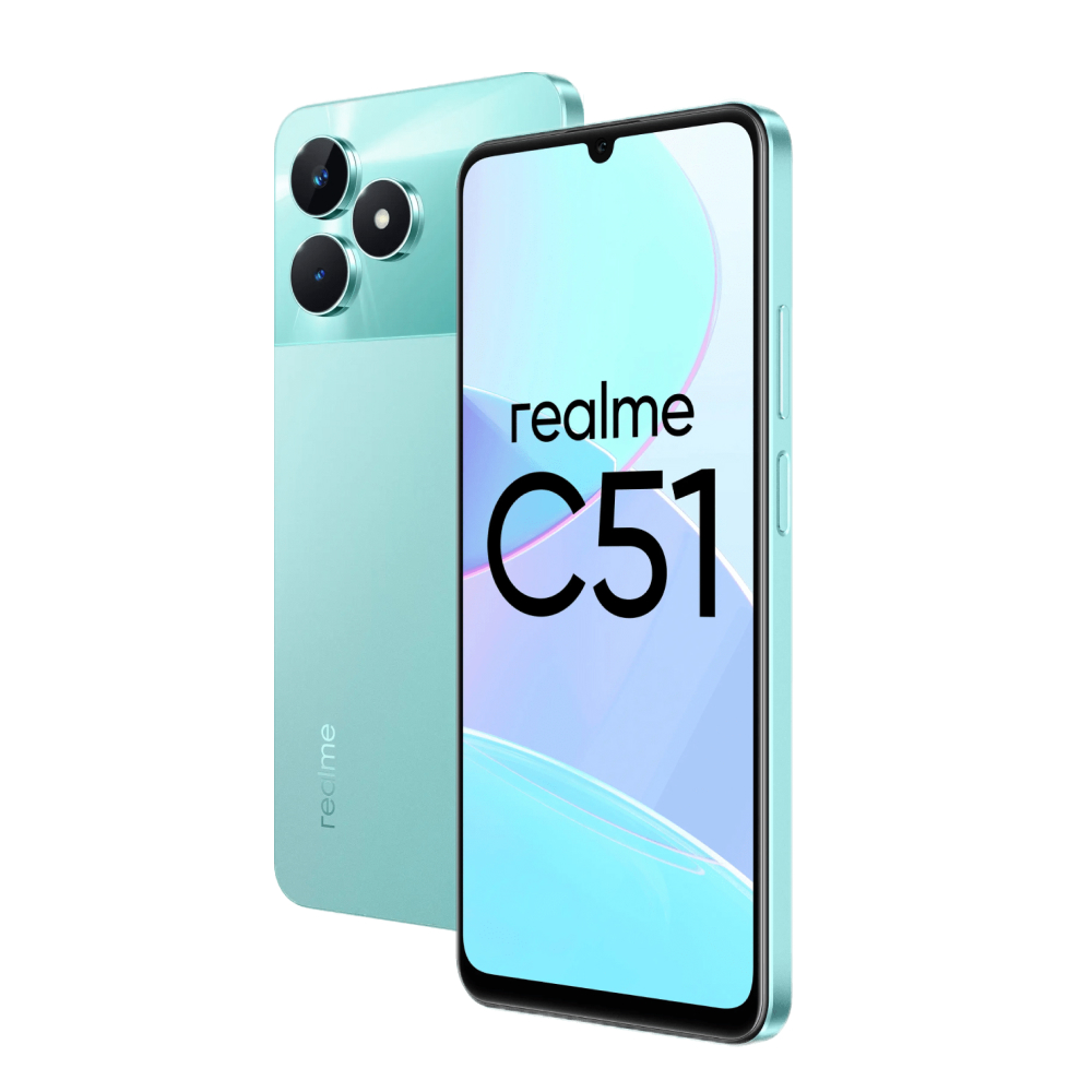 Смартфон Realme С51 4/128GB зеленый (RMX3830) - отзывы покупателей на  маркетплейсе Мегамаркет | Артикул: 600013506164