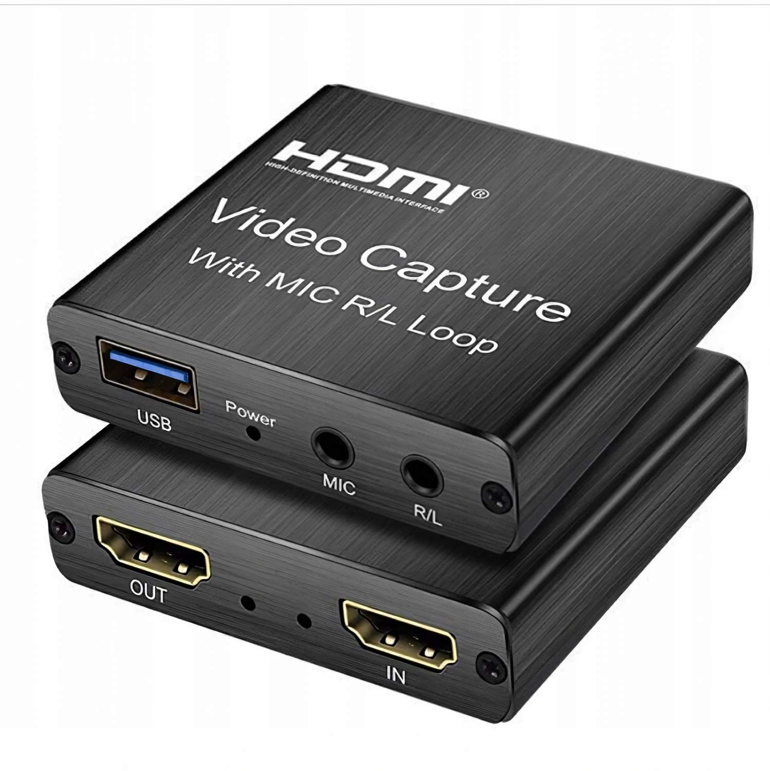 Адаптер видеозахвата HDMI - USB 3.0 1080P с входом для микрофона и выходом  AUX, KS-is, купить в Москве, цены в интернет-магазинах на Мегамаркет