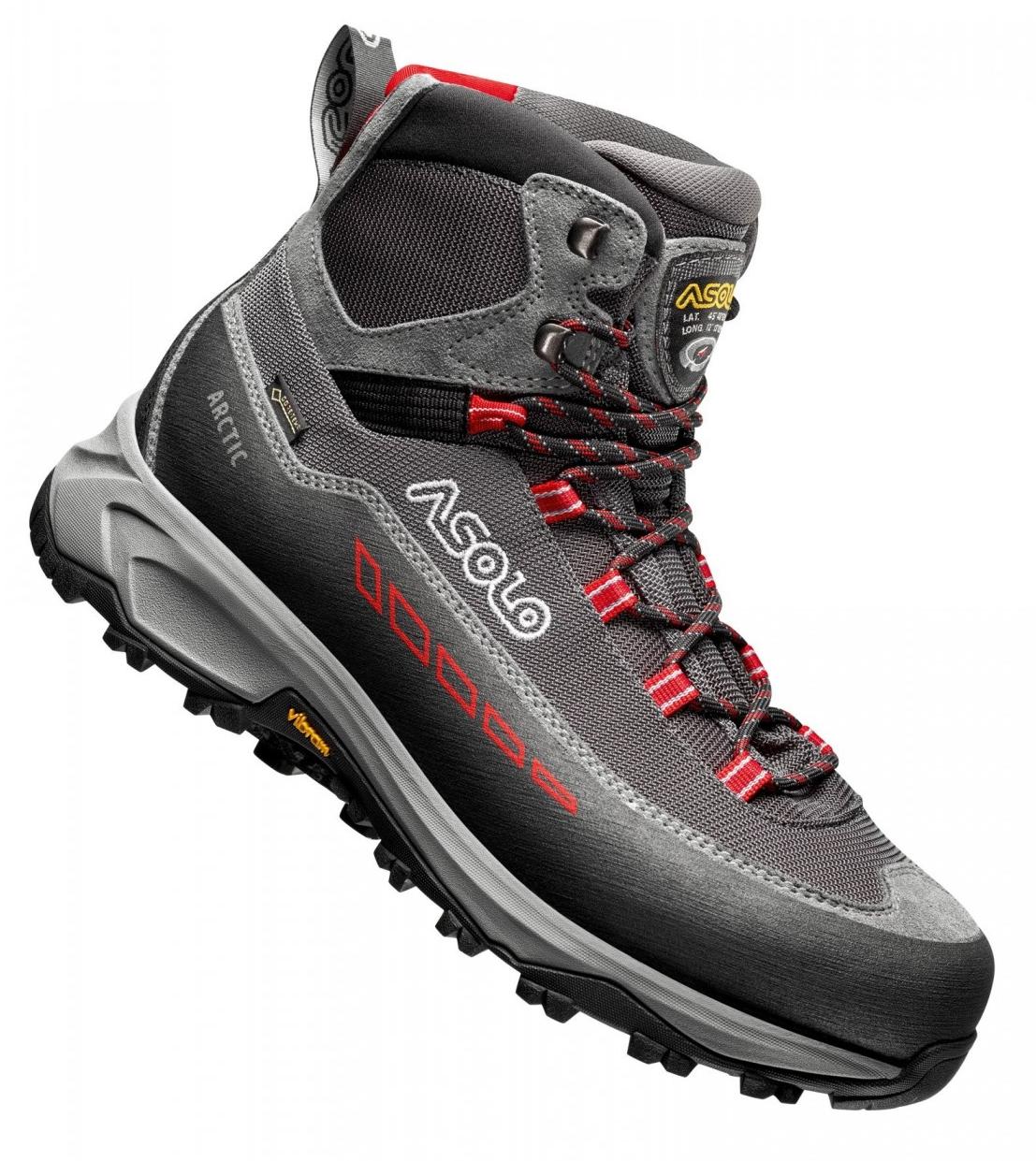 Asolo Arctic GV grey gunmetal red 11.5 UK