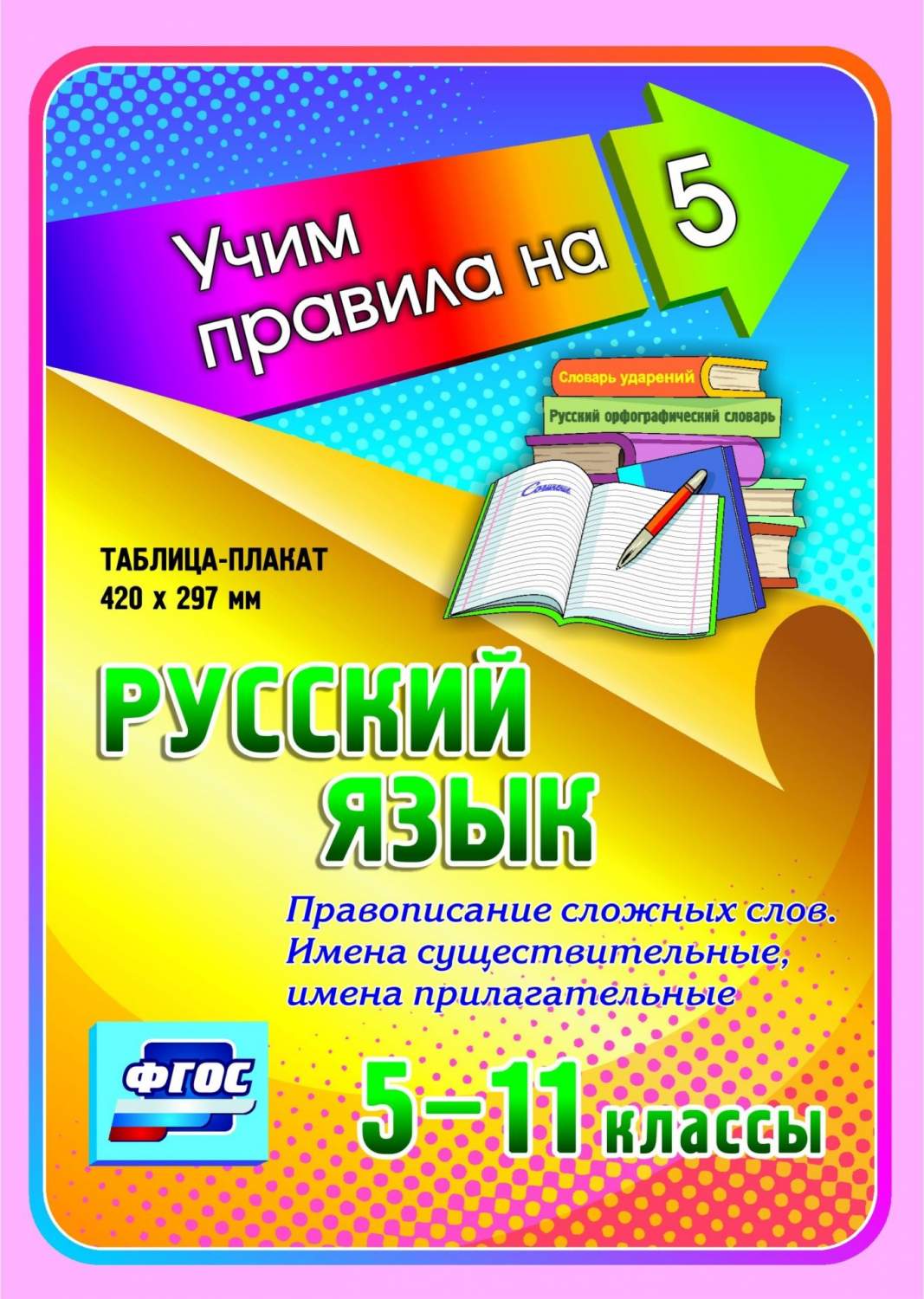 Русский язык. Правописание сложных слов. Имена существительные, имена  прилагательные. 5... - купить справочника и сборника задач в  интернет-магазинах, цены на Мегамаркет | НП-126