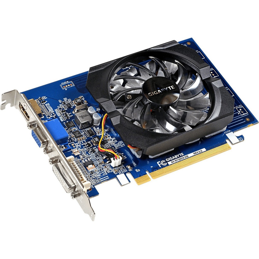 Видеокарта GIGABYTE NVIDIA GeForce GT 730 (GV-N730D3-2GIV3.0) - отзывы  покупателей на маркетплейсе Мегамаркет | Артикул: 100024966157