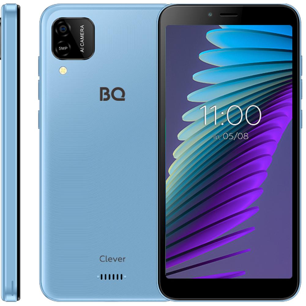 Смартфон BQ BQ-5765L Clever 3/16GB Blue - отзывы покупателей на Мегамаркет