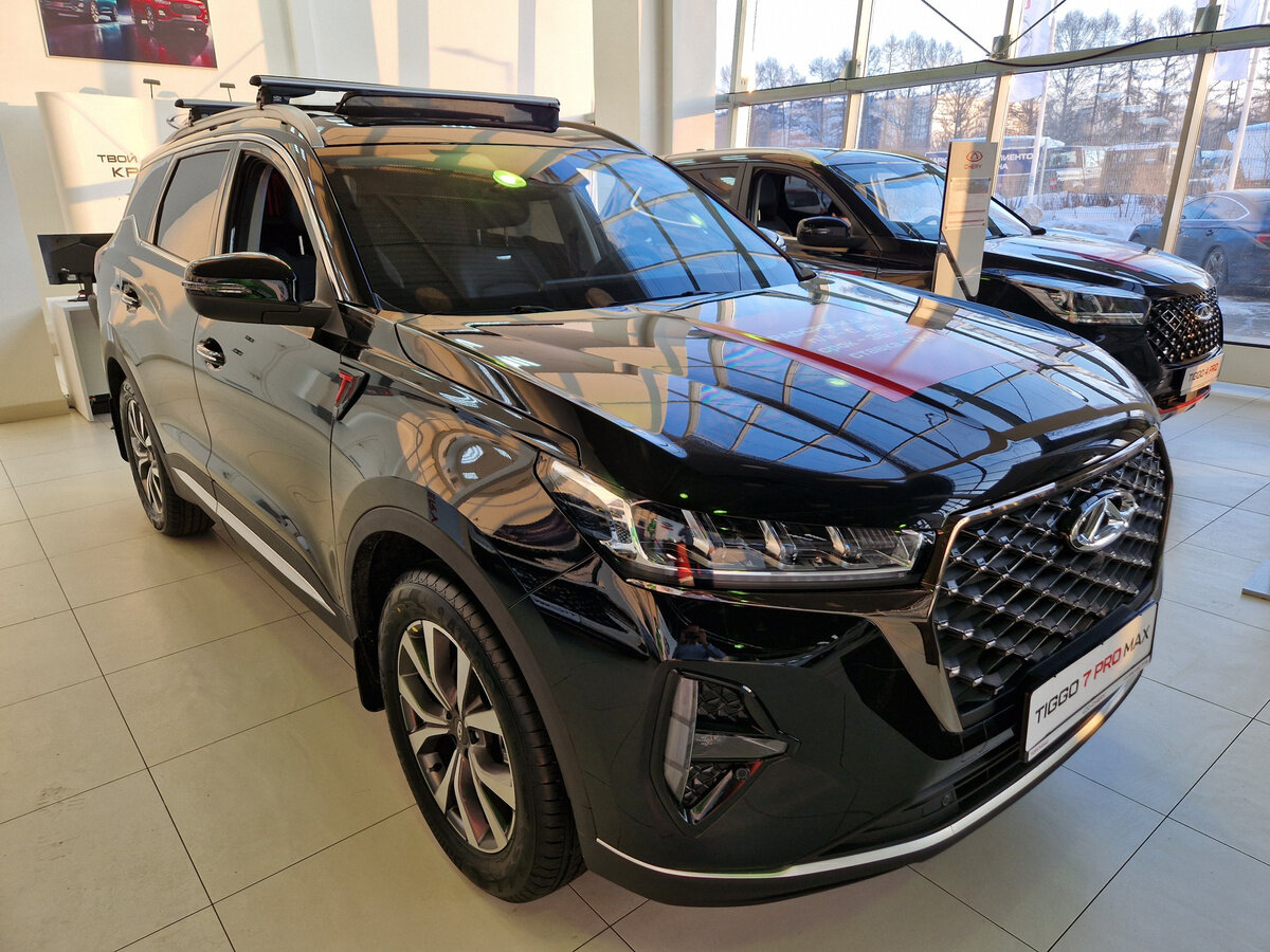 Автомобиль CHERY TIGGO 7 Pro MAX 1.6T DCT Elite 24MY черный – купить в  Москве, цены в интернет-магазинах на Мегамаркет