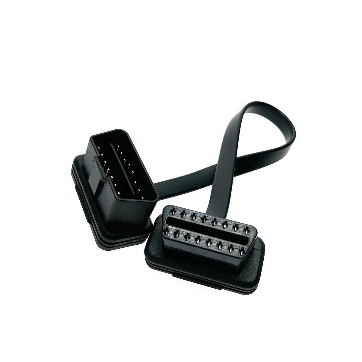 Удлинитель переходник OBD2 / OBD II 16 Pin(M) на OBDII 16 Pin(F), 30 см –  купить в Москве, цены в интернет-магазинах на Мегамаркет