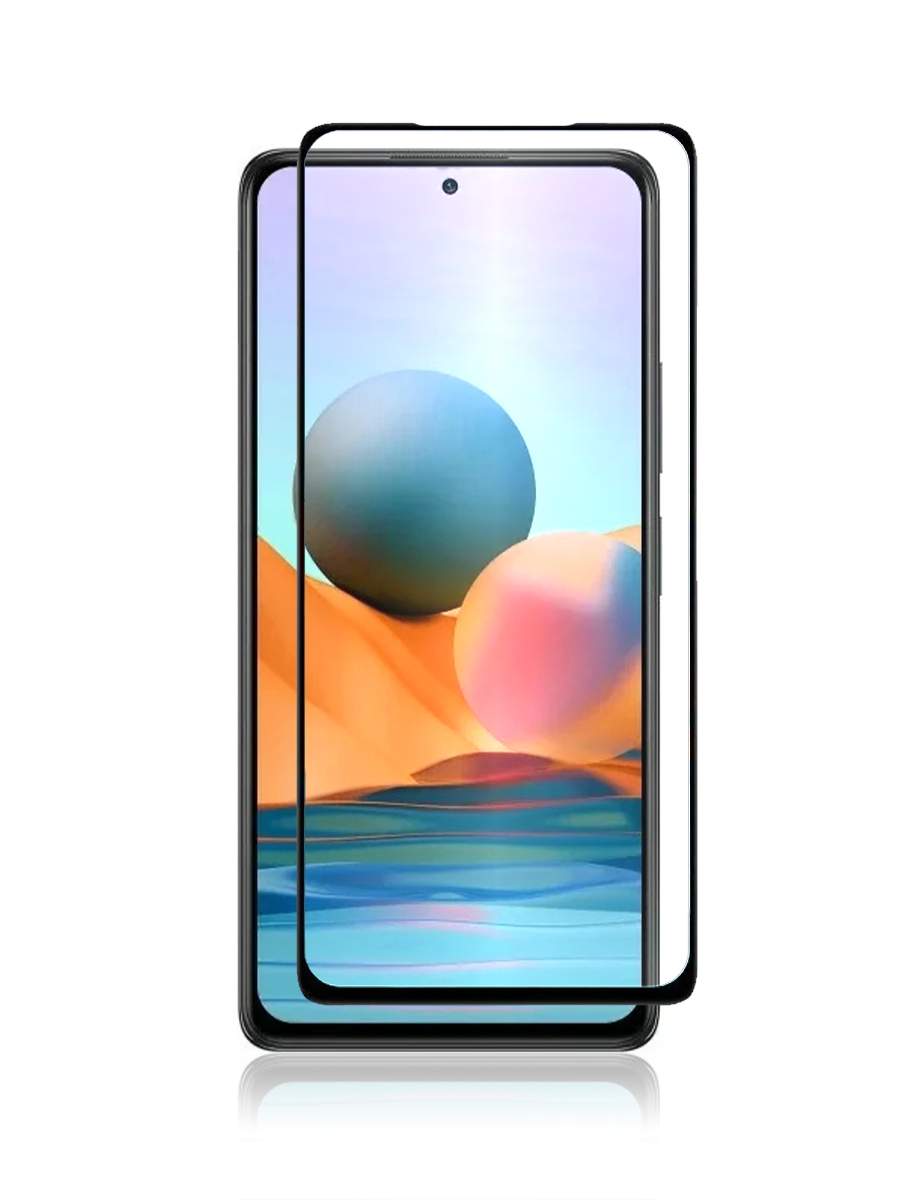 Защитное стекло 5D для Xiaomi Redmi Note 10 Pro, Poco F3 черный, с рамкой -  отзывы покупателей на Мегамаркет