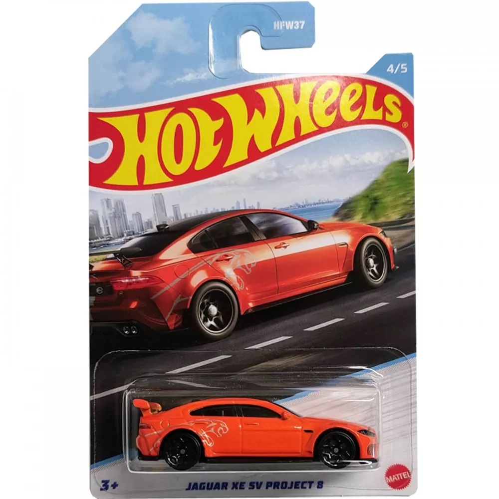 Машинка Hot Wheels Коллекционный Люксовый седан Jaguar XE SV Project 8,  HFW37/HDH15 – купить в Москве, цены в интернет-магазинах на Мегамаркет