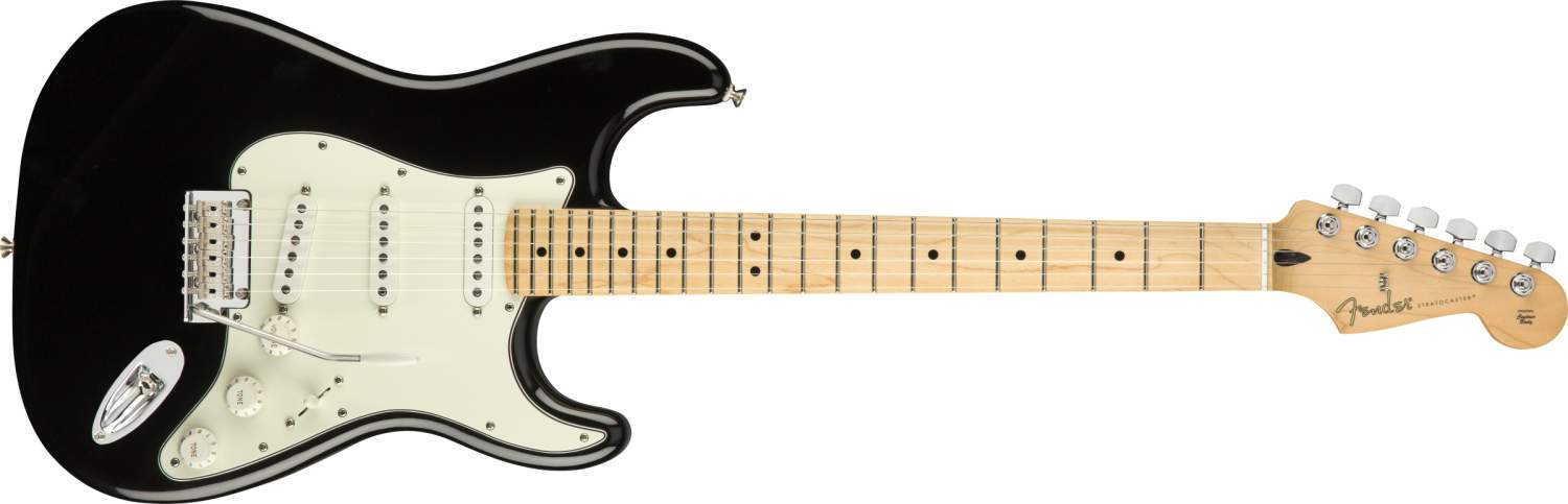 black fender player stratocaster