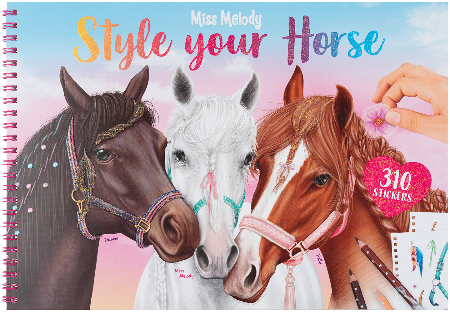 Альбом для раскрашивания Depesche Лошади Мечты Miss Melody Style Your Horse  (0411583) – купить в Москве, цены в интернет-магазинах на Мегамаркет