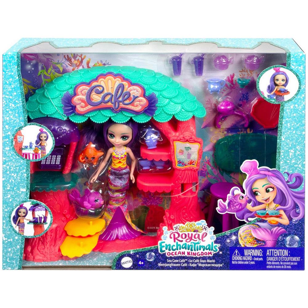 Отзывы о куклы Enchantimals Mattel Кафе Морская пещера кукла и питомцы  HCF86 - отзывы покупателей на Мегамаркет | куклы HCF86 - 600005702407