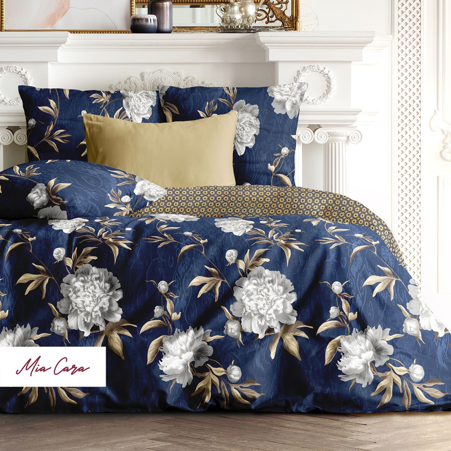 Комплект постельного белья Mia Cara Bella евро сатин 50х70 см - купить вМоскве, цены на Мегамаркет