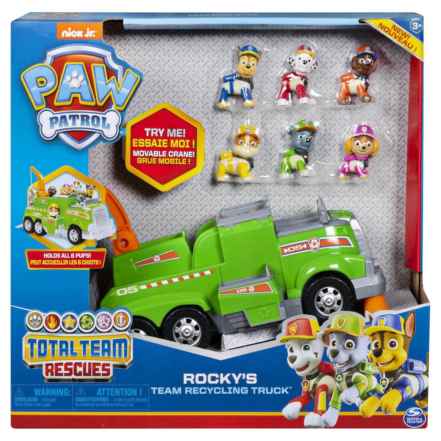 Игровой набор Paw Patrol Команда Рокки 20115123 – купить в Москве, цены в  интернет-магазинах на Мегамаркет