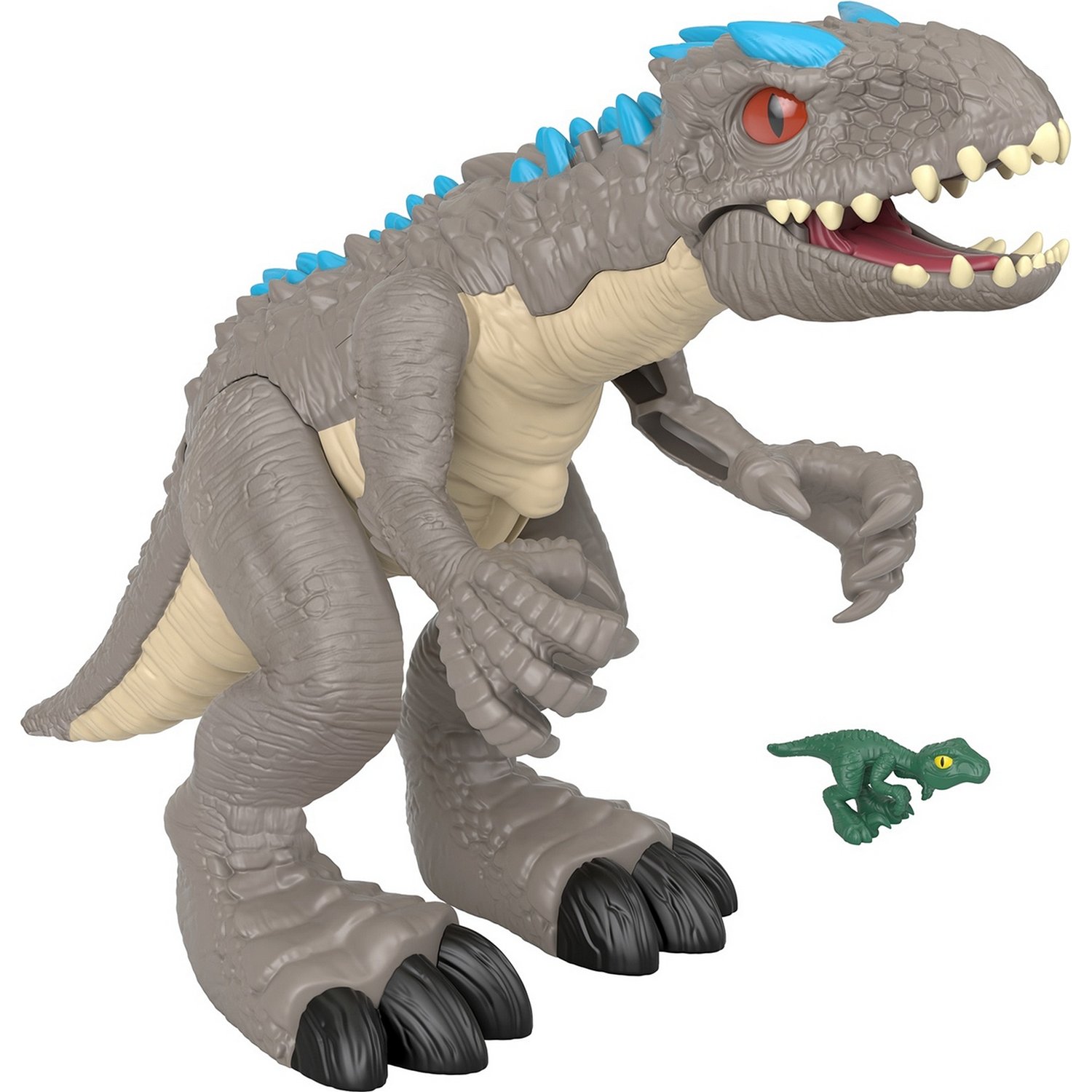 Отзывы о фигурка Mattel Jurassic World Imaginext, динозавр Индоминус Рекс -  отзывы покупателей на Мегамаркет | игровые фигурки GMR16 - 100029132047