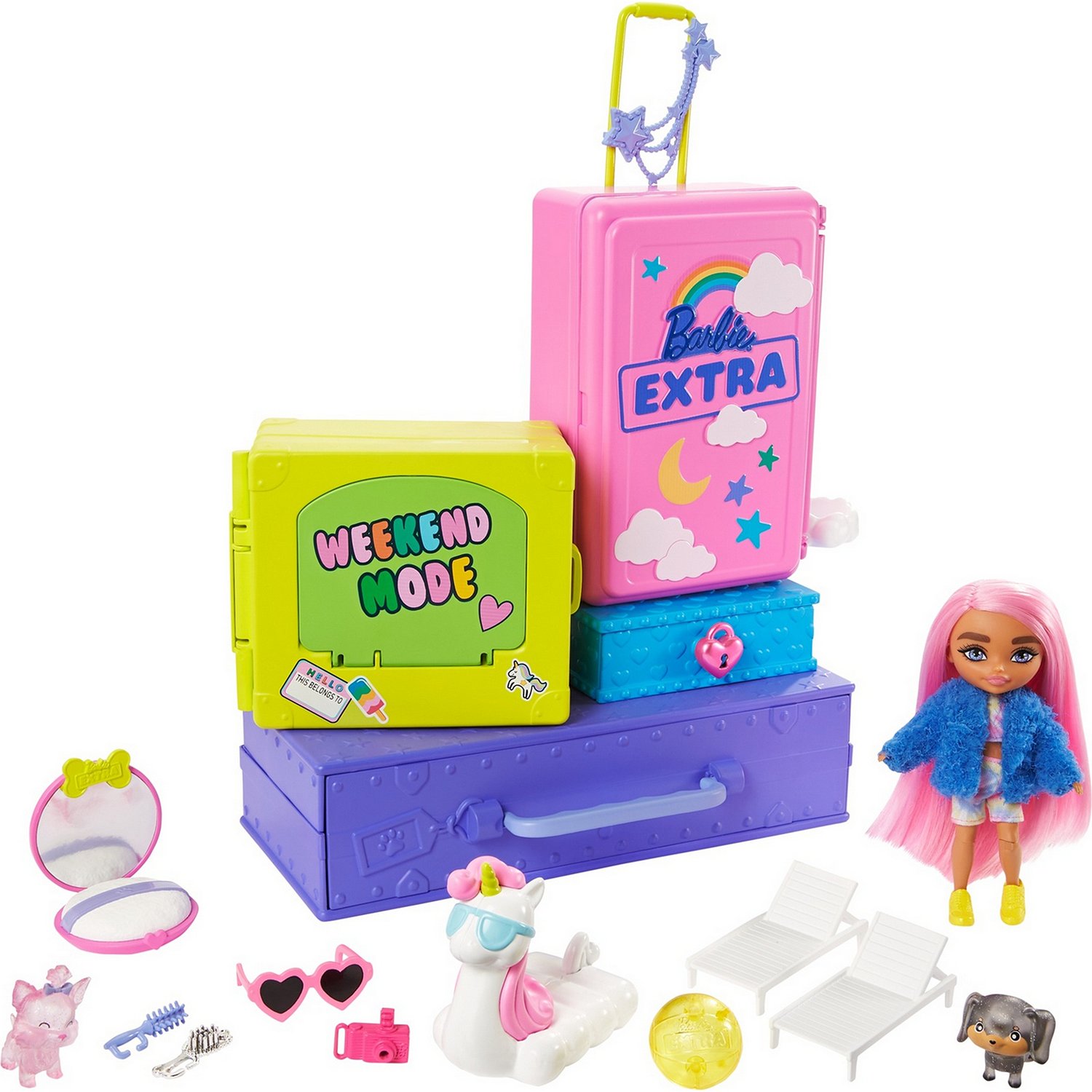 Купить игровой набор Barbie Extra Мини-кукла с питомцами HDY91, цены на  Мегамаркет