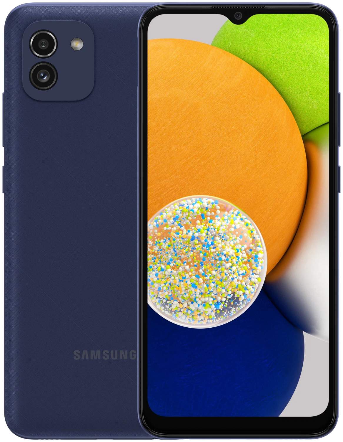 Смартфон Samsung Galaxy A03 SM-A035F 32/3Gb синий (SM-A035FZBDSKZ) – купить  в Москве, цены в интернет-магазинах на Мегамаркет