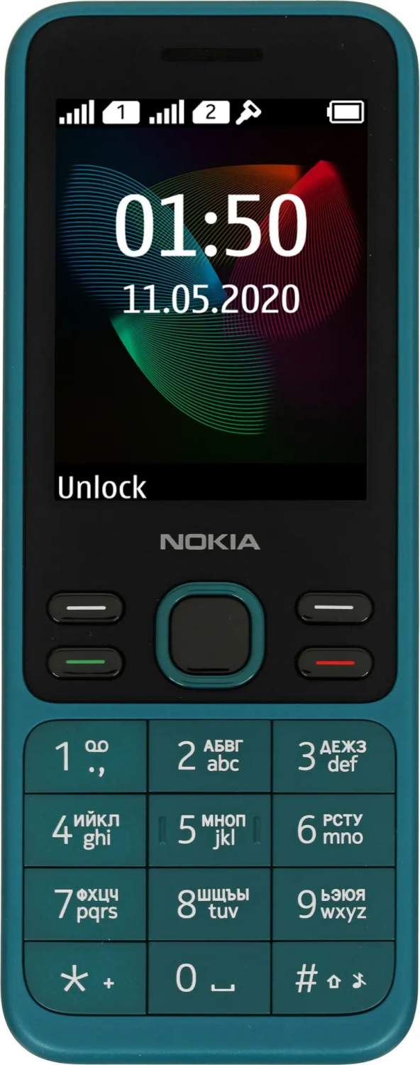 Сотовый телефон Nokia 150 DS (2020) бирюзовый, купить в Москве, цены в  интернет-магазинах на Мегамаркет