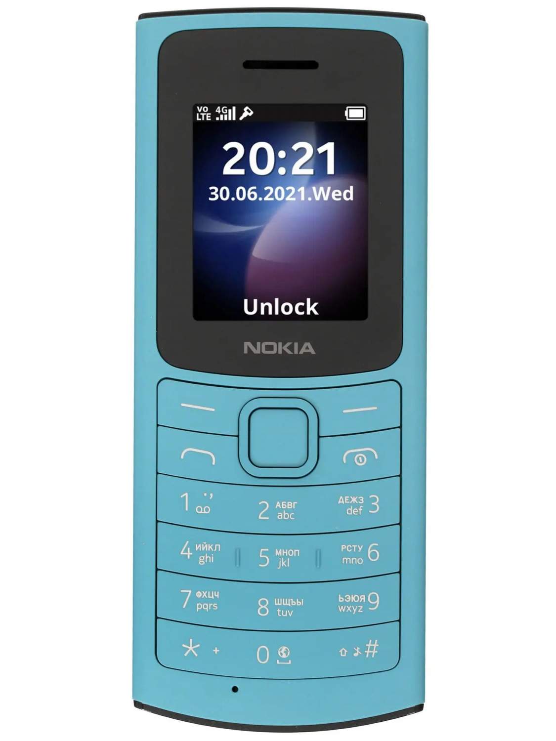 Мобильный телефон Nokia 110 4G DS 0.048 голубой моноблок - отзывы  покупателей на Мегамаркет