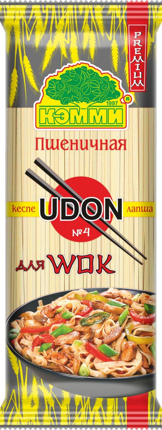 Лапша пшеничная PREMIUM UDON № 4 для WOK 250 гр. – купить в Москве, цены в  интернет-магазинах на Мегамаркет