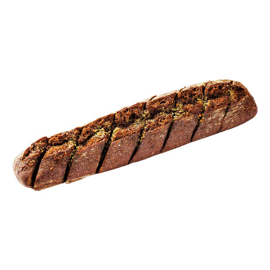 ржаной чесночный багет. багет пшеничный, багет ржаной. багет с зеленью. багет с чесноком. багет ржаной 260гр.