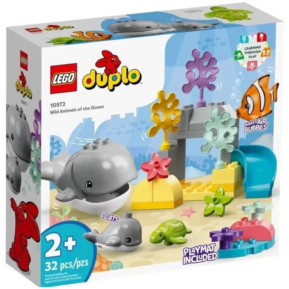 Отзывы о конструктор LEGO DUPLO Обитатели океана, 32 детали, 10972 - отзывы  покупателей на Мегамаркет | конструкторы LEGO 10972 - 600008971433