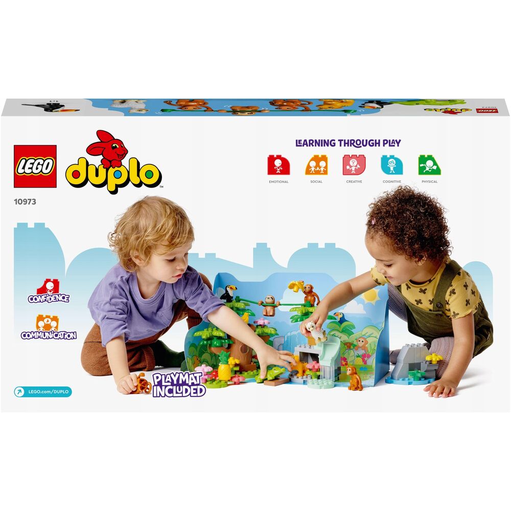 Отзывы о конструктор LEGO DUPLO Дикие животные Южной Америки 10973 - отзывы  покупателей на Мегамаркет | конструкторы LEGO 10973 - 600008971419