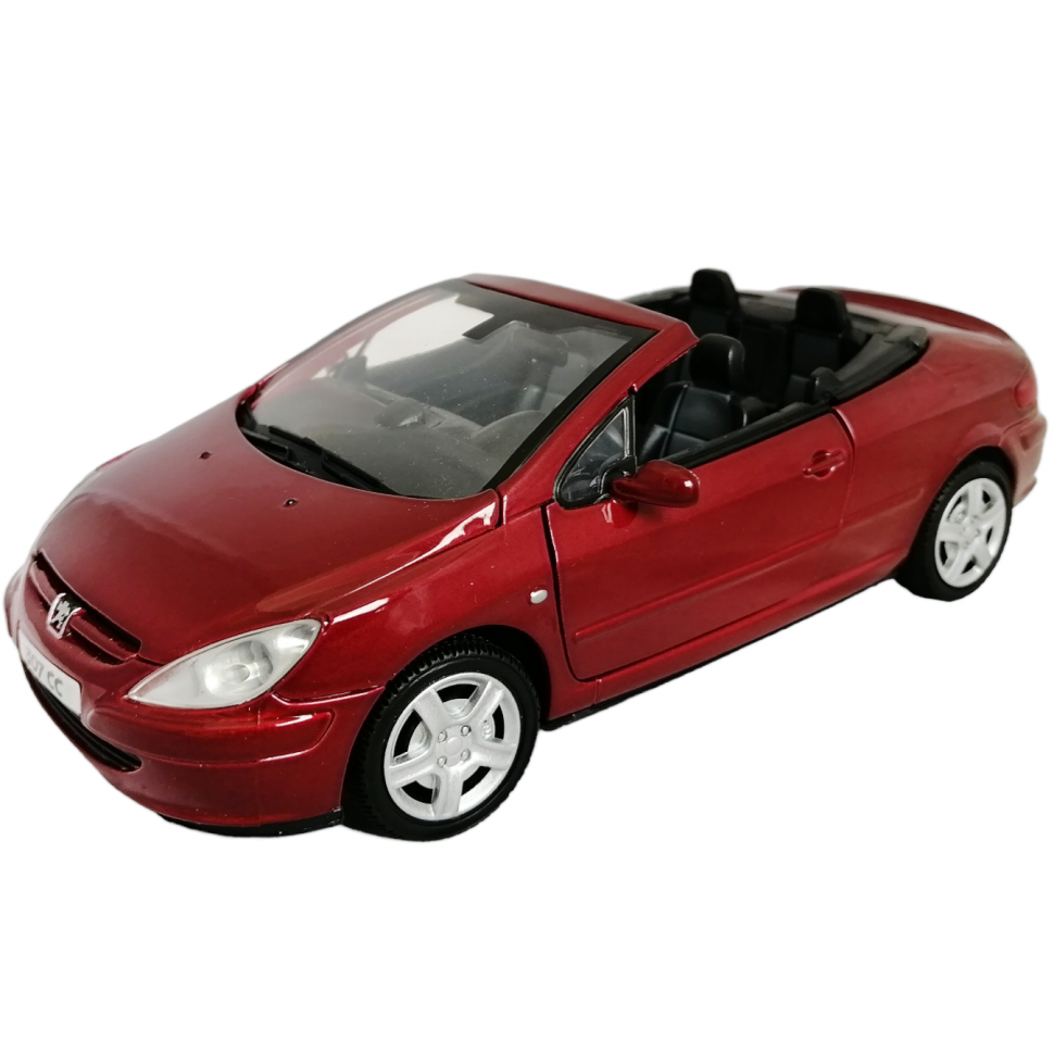 Коллекционная модель автомобиля MOTORMAX Peugeot 307CC, масштаб 1:24, 73286  – купить в Москве, цены в интернет-магазинах на Мегамаркет