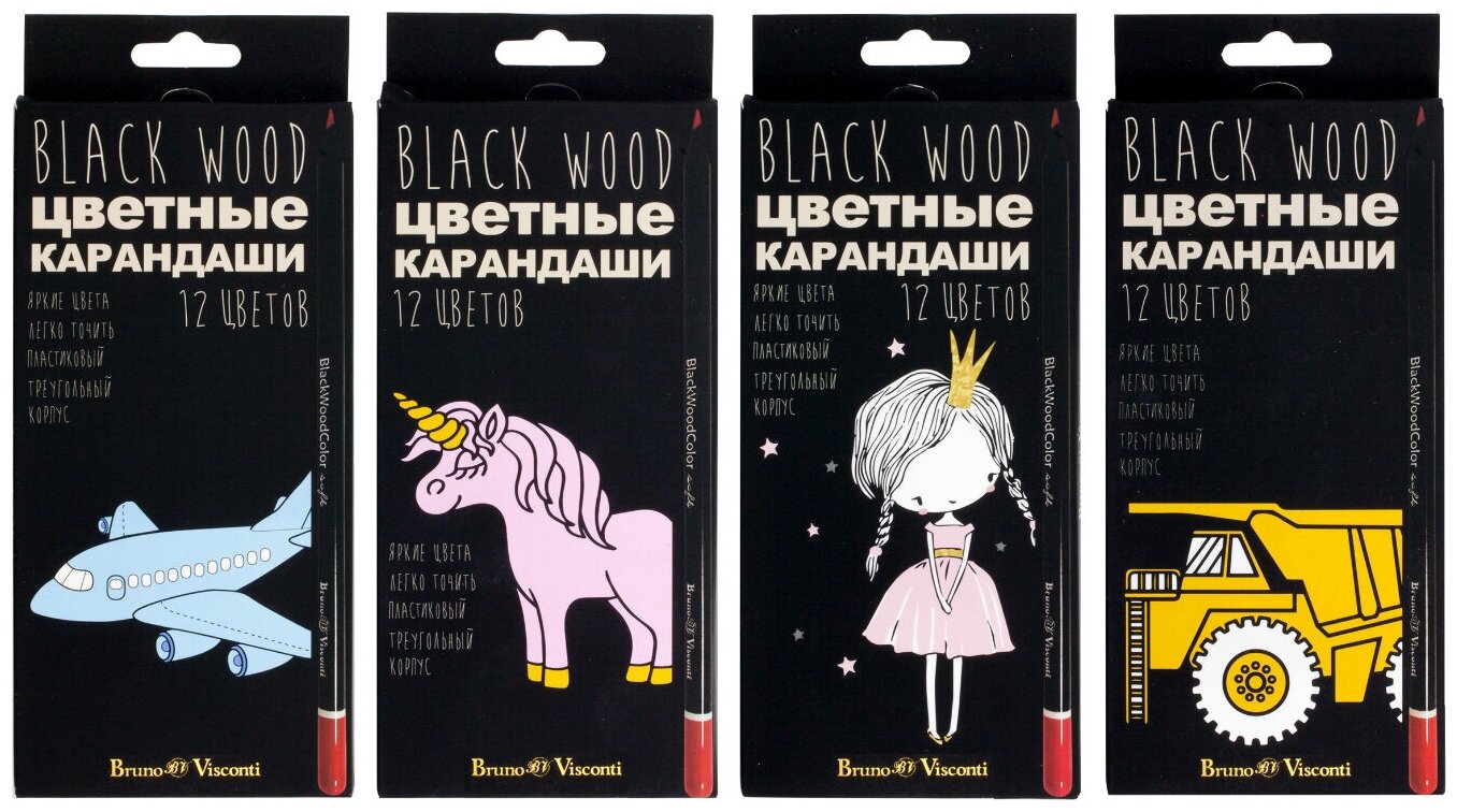 Цветные карандаши Bruno Visconti - купить в Москве - Мегамаркет