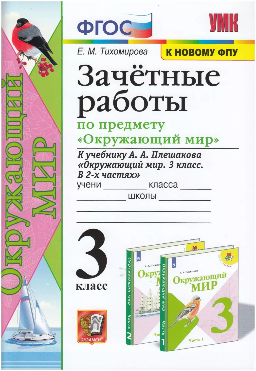 Зачетные работы Окружающий мир 3 класс к учебнику А.А. Плешакова - купить  справочника и сборника задач в интернет-магазинах, цены на Мегамаркет |  1733819