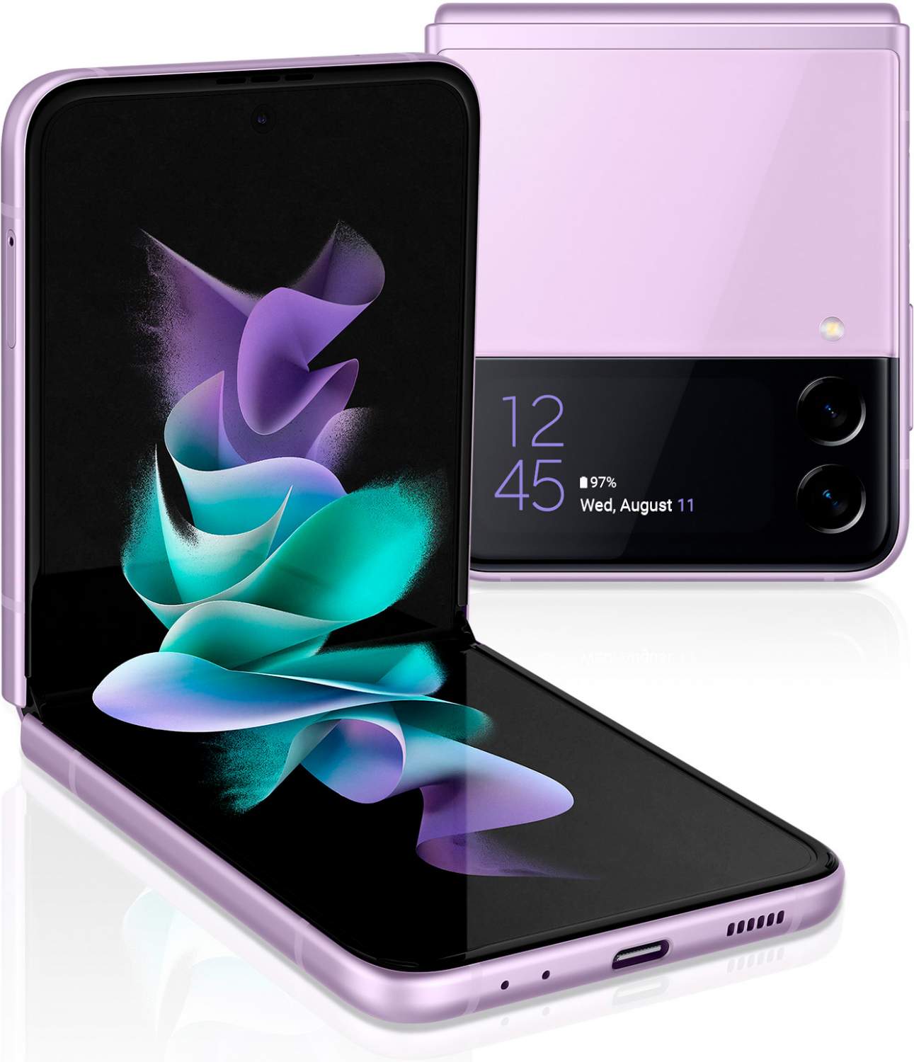 Смартфон Samsung Galaxy Z Flip 3 8/256GB Light Violet (SM-F711BLVESER),  купить в Москве, цены в интернет-магазинах на Мегамаркет