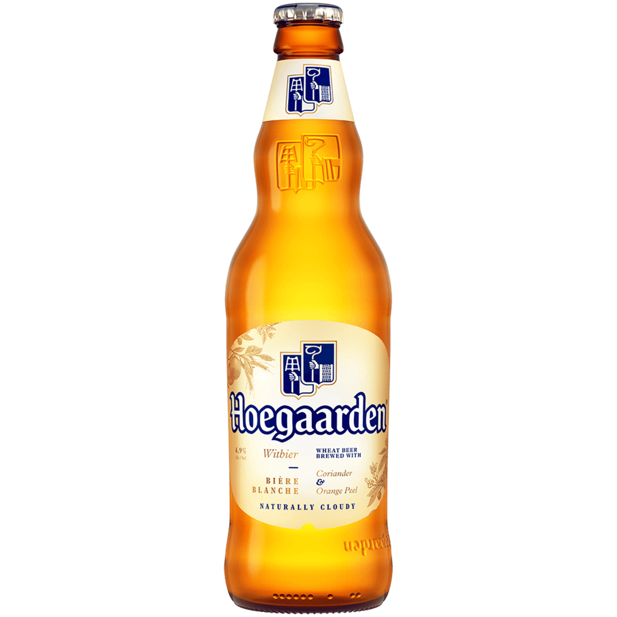 Пивной напиток Hoegaarden Blanche светлый 0,44 л - отзывы покупателей на  маркетплейсе Мегамаркет | Артикул: 100046621938