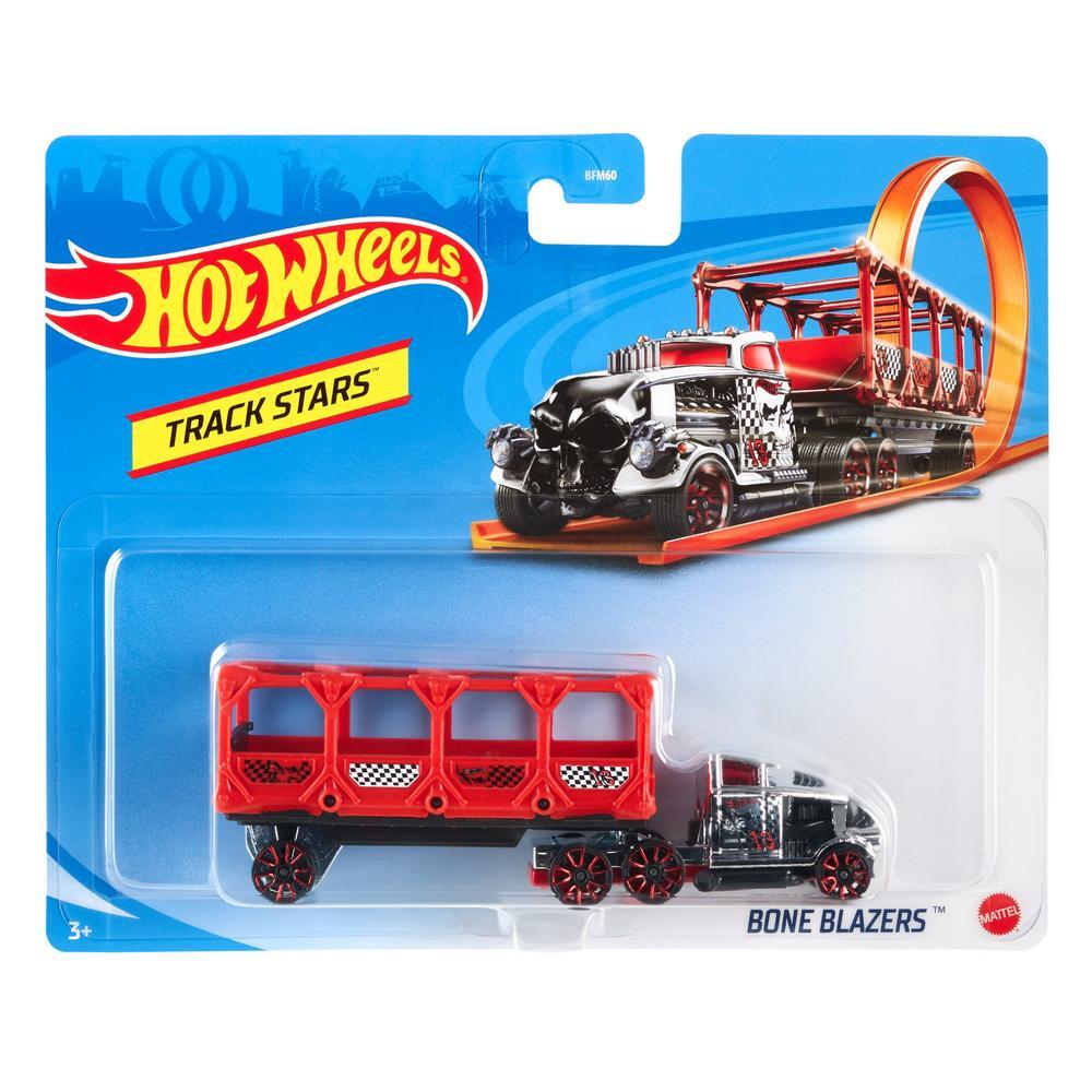 Купить трейлер Hot Wheels TRACK STARS BONE BLAZERS 13 см разноцветный  BFM60-BFM68-K81921A, цены на Мегамаркет