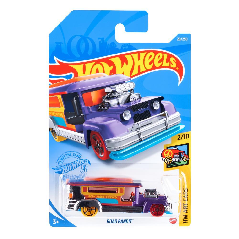 Купить машинка Hot Wheels коллекционная ROAD BANDIT фиолетовый GTC31, цены  на Мегамаркет