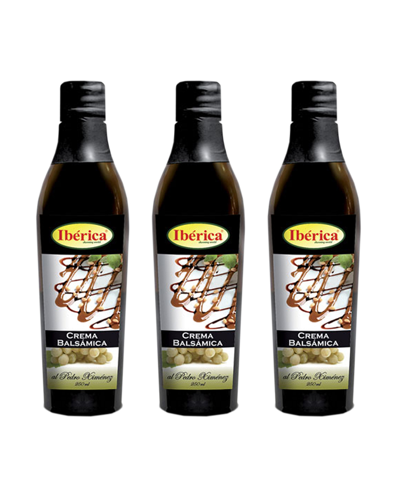 Бальзамический Соус-Крем Iberica из Вина Pedro Ximenez 250 мл - 3 шт –  купить в Москве, цены в интернет-магазинах на Мегамаркет