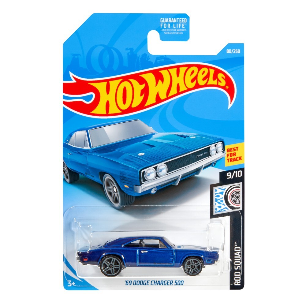 Машинка Hot Wheels коллекционная 69 DODGE CHARGER 500 синий/черный FYD94 –  купить в Москве, цены в интернет-магазинах на Мегамаркет