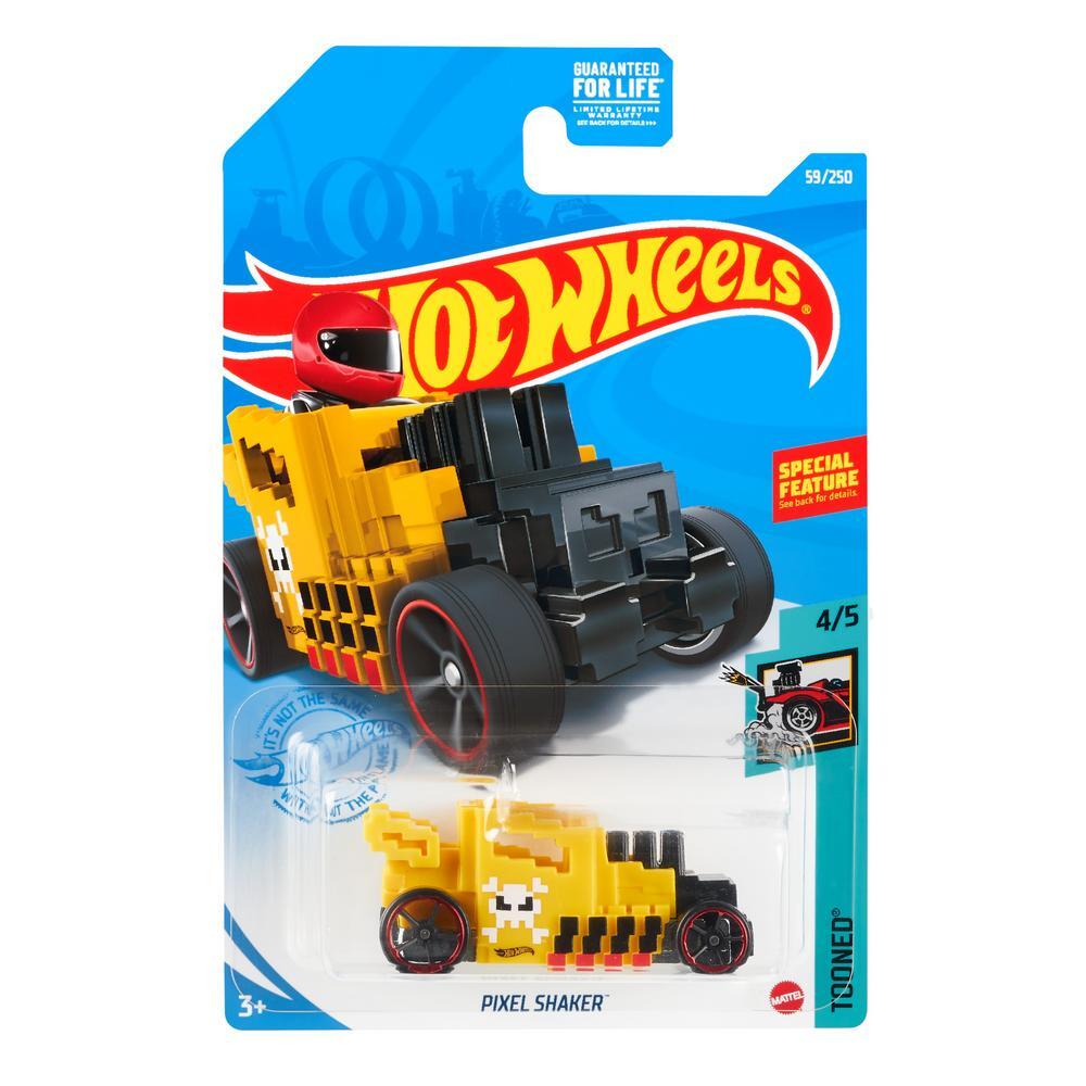 Машинка Hot Wheels коллекционная PIXEL SHAKER желтый/черный GRX99 – купить  в Москве, цены в интернет-магазинах на Мегамаркет