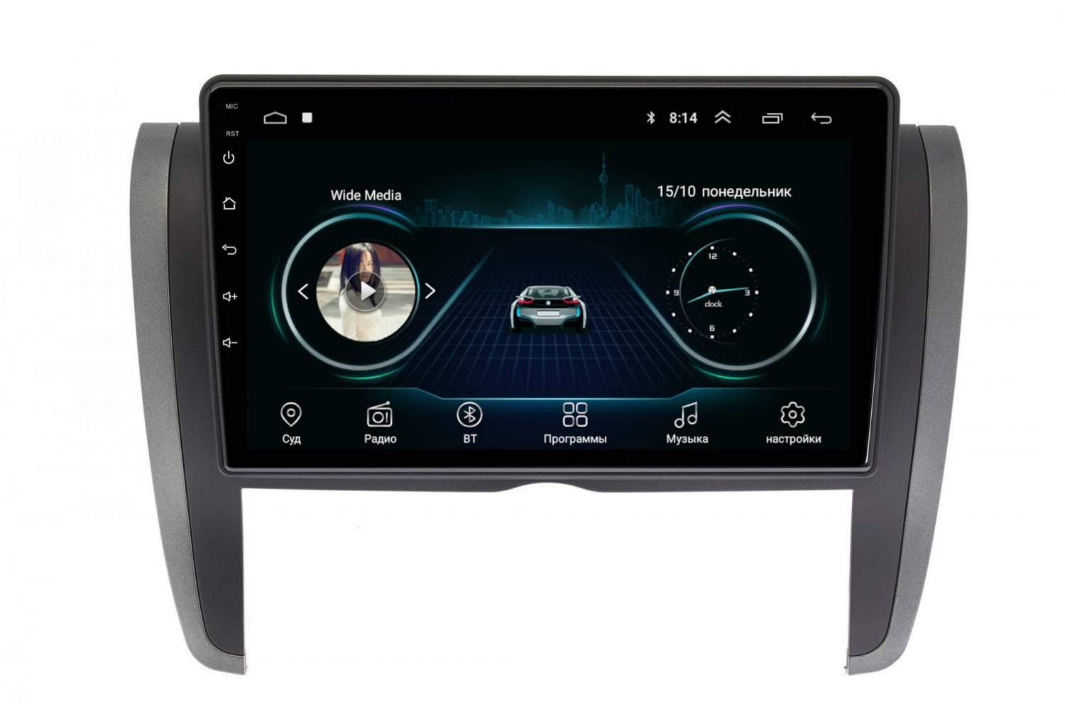 Купить штатная магнитола Wide Media Toyota Premio/Allion 2007+ Android 8,  WiFi, 1/16GB, 4 ядра, цены на Мегамаркет | Артикул: 600006143792