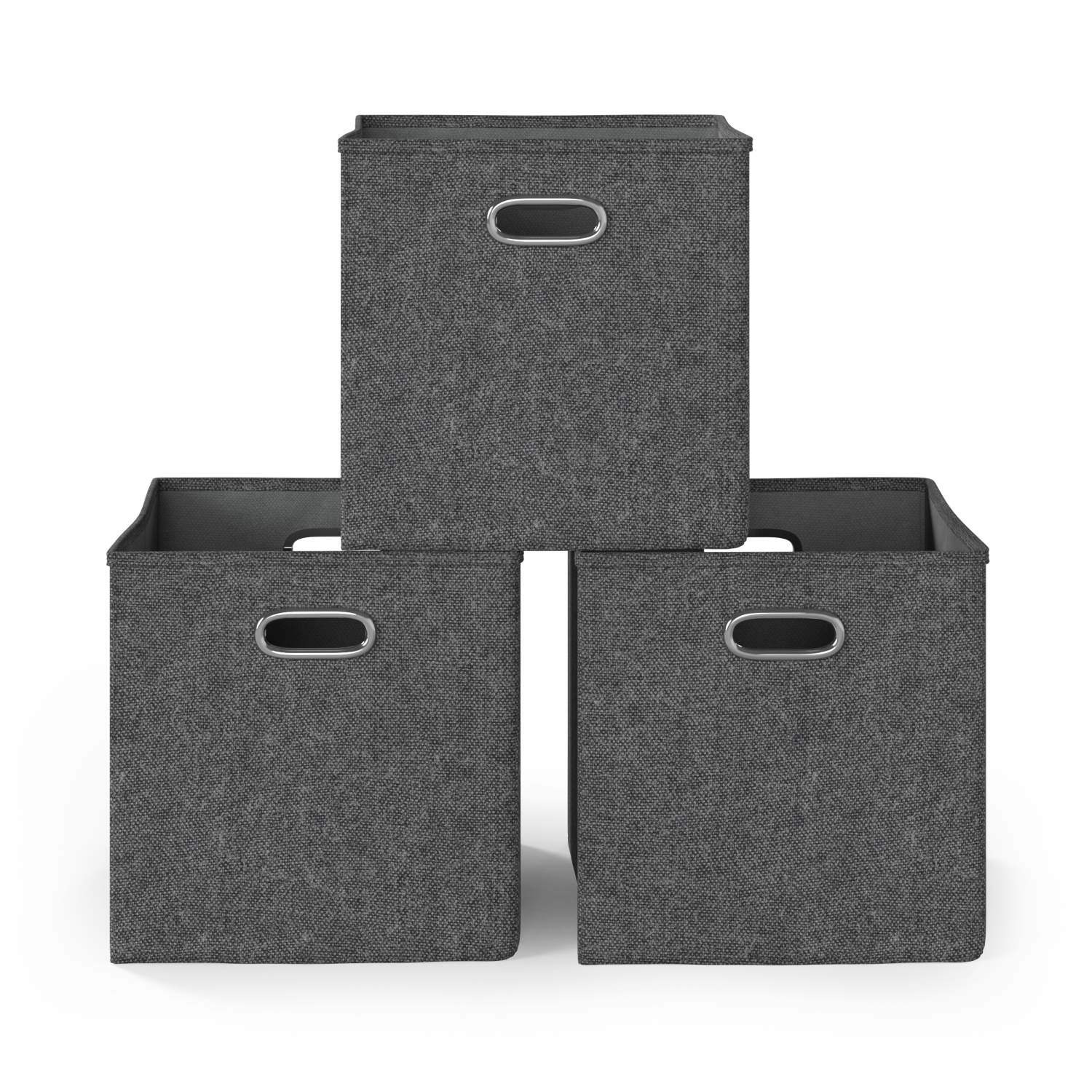 Комплект коробов для хранения RuHome24 Люкс серый 28х28х28 - купить в ...