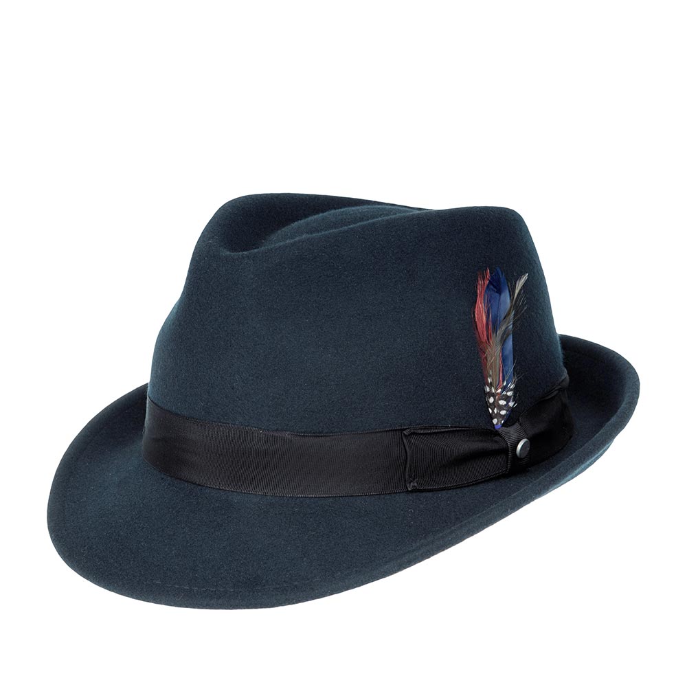 Шляпа унисекс Stetson 1148101 TRILBY WOOLFELT синяя, р. 63 - купить в  Москве, цены на Мегамаркет | 100055362949