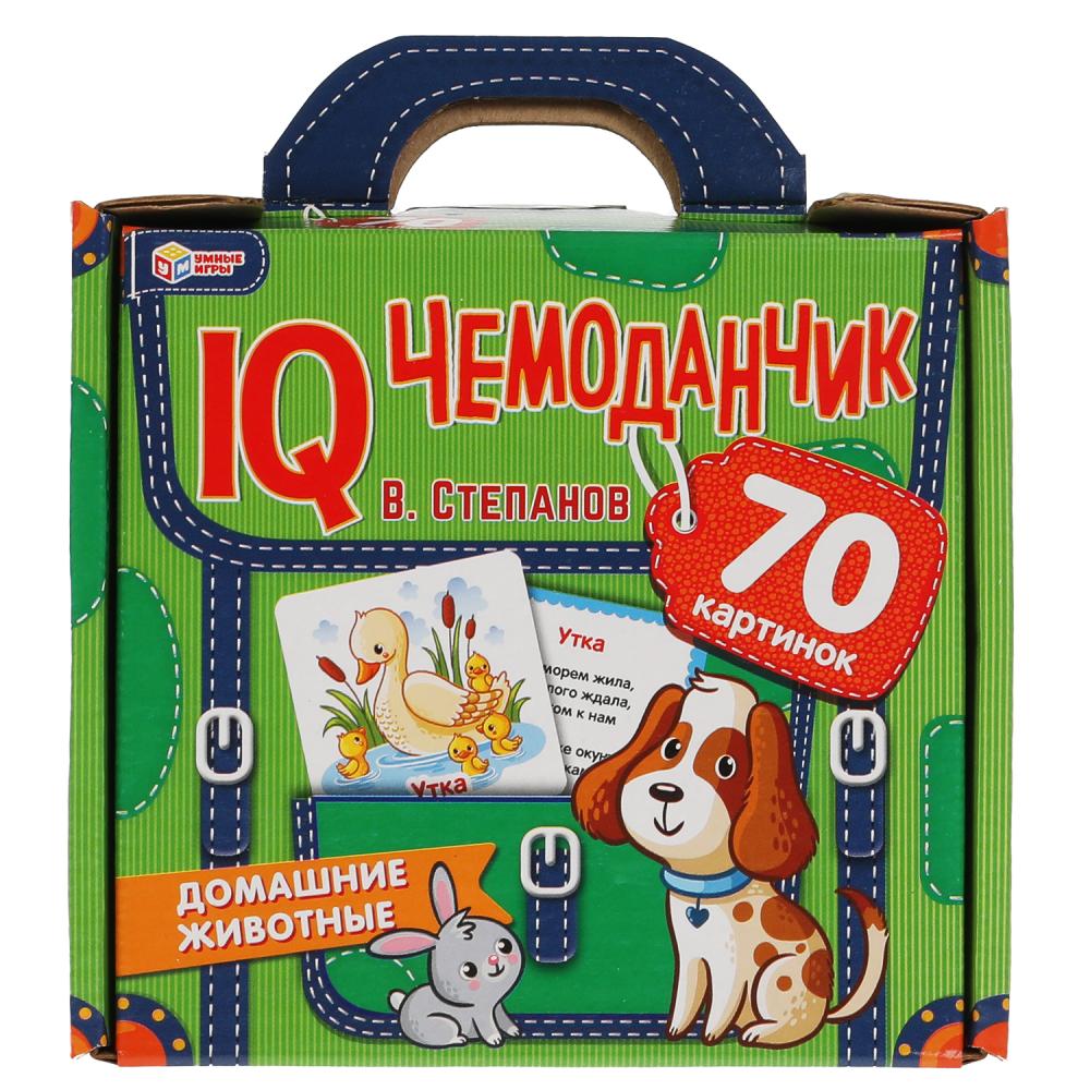 Набор Умные игры Домашние животные. IQ чемоданчик. 35 карточек  4680107925442 - купить в Москве, цены на Мегамаркет | 100030516410