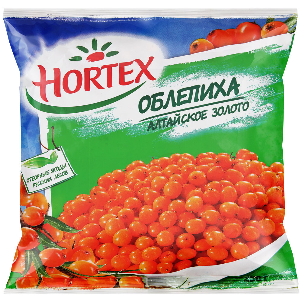 Купить облепиха Hortex замороженная 250 г, цены на Мегамаркет | Артикул:  100032477717