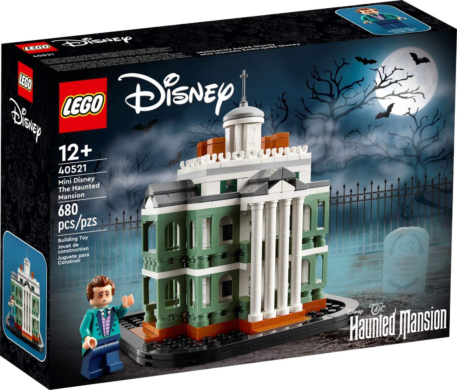 Купить конструктор LEGO Disney 40521 Особняк с привидениями, 680 деталей,  цены на Мегамаркет | Артикул: 600009738582