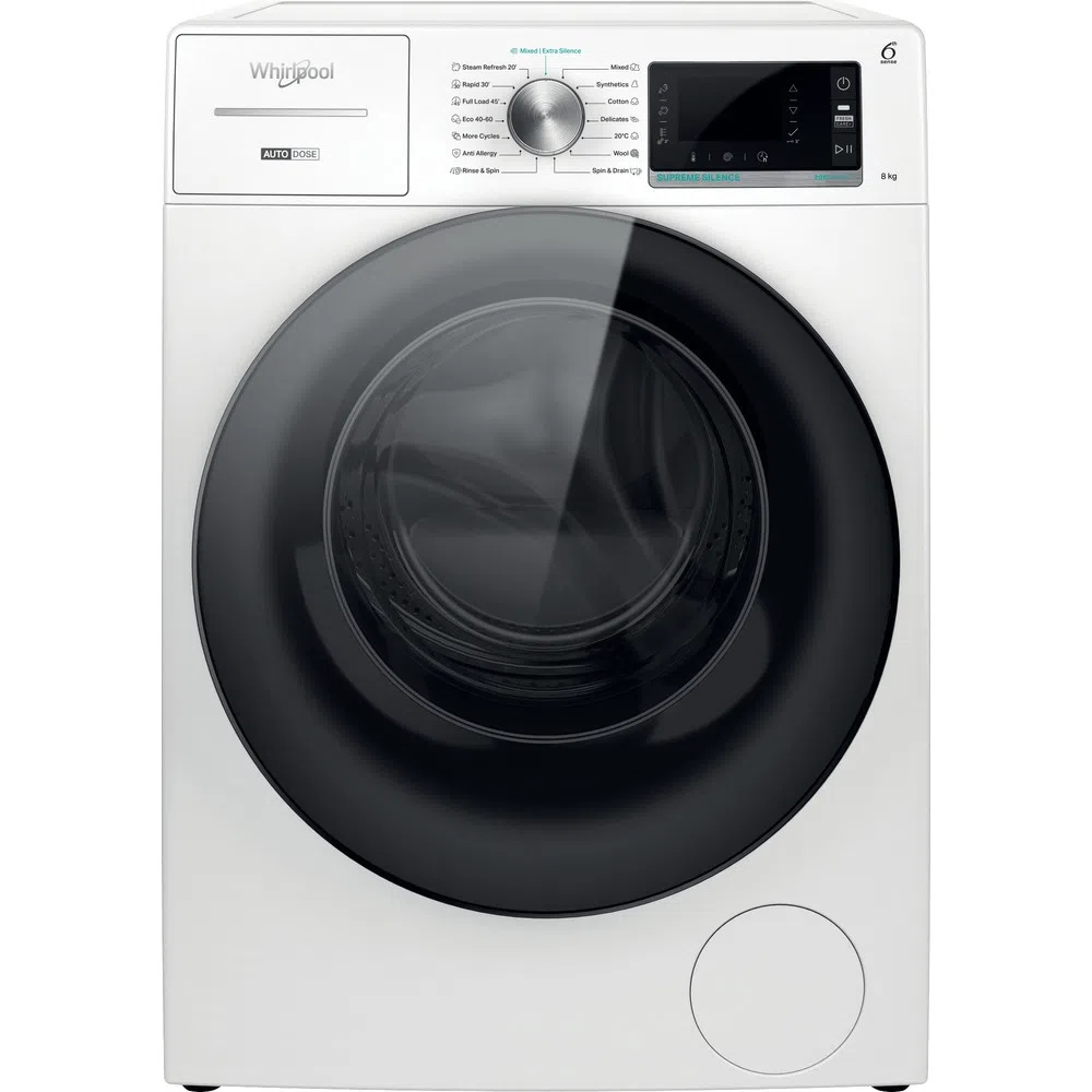 Стиральная машина Whirlpool W7X W845WB EE белый, купить в Москве, цены в  интернет-магазинах на Мегамаркет