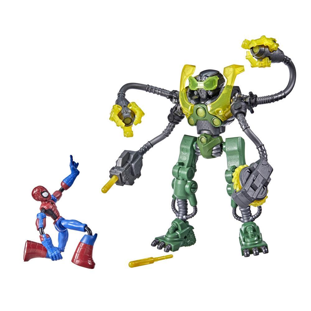 Купить игровой набор Hasbro Marvel Spider-Man Бенди Окто-Бот против Человека-Паука  F3125, цены на Мегамаркет